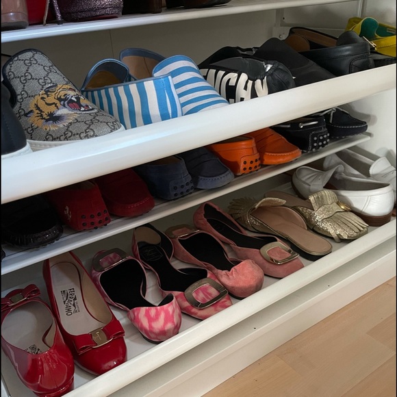 Authentic Burberry Red Platform Sandals - Picture 5 of 5